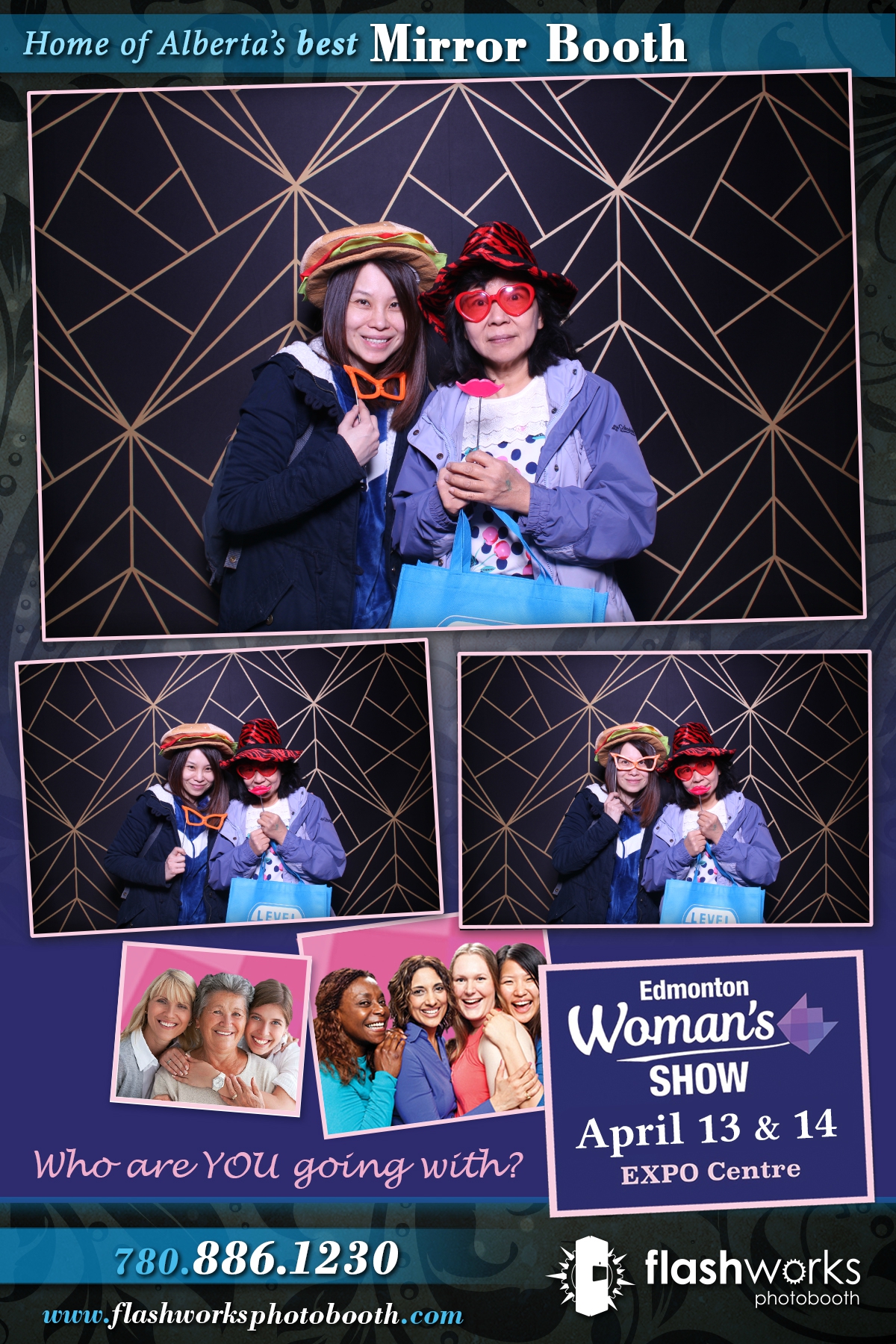 Spring Edmonton Woman's Show 2019 | View more photos from the event at gallery.flashworksphotobooth.com/u/FlashworksPhotoboothInc/Spring-Edmonton-Womans-Show-2019